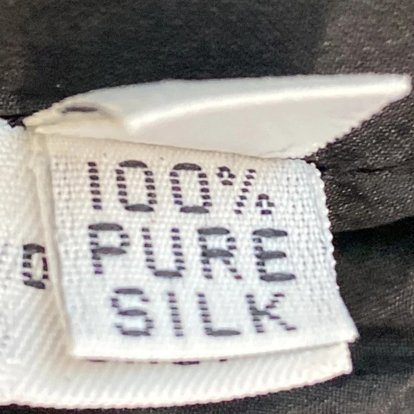 Laura Marolakos Vintage Black 100% Silk Strapless Eveningwear Maxi Dress 4 - Picture 7 of 7